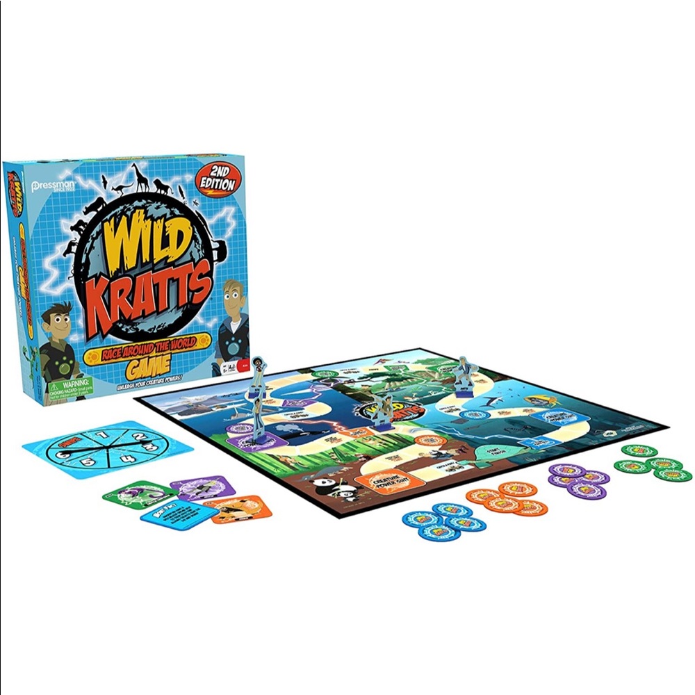 Wild Kratts Race Around The World Board Game